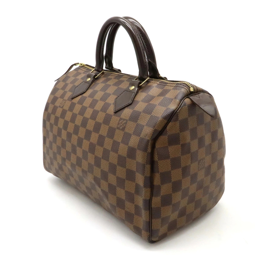 Louis Vuitton Speedy Damier Boston Handbag Bag Brown